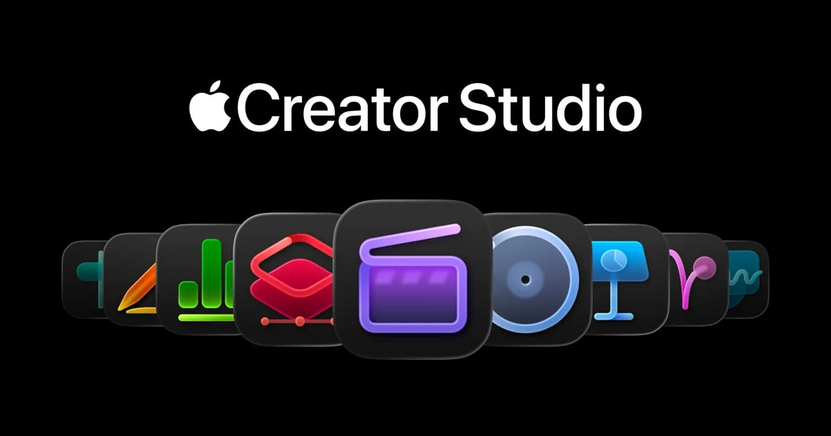 Apple Creator Studio promotional image