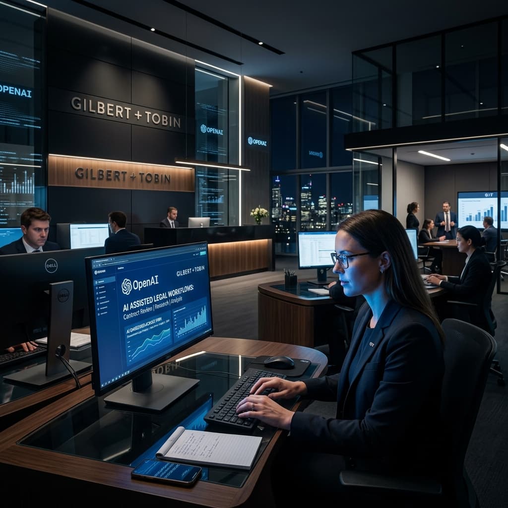 Gilbert + Tobin Embeds AI Across Firm with OpenAI Support