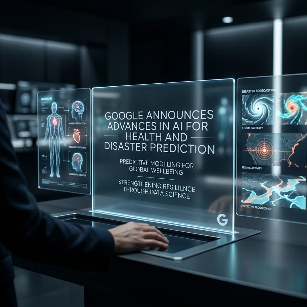 Google Announces AI Advances in Health and Disaster Prediction